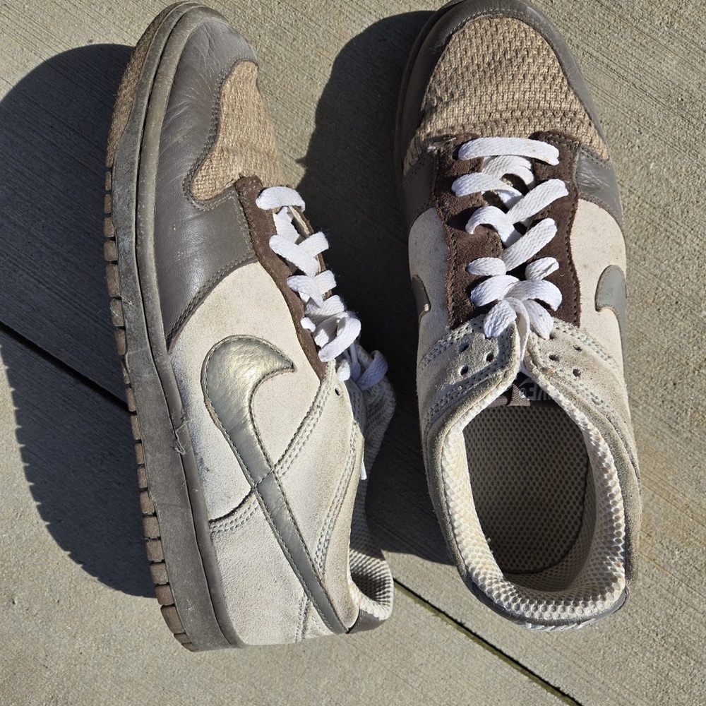 VINTAGE 2006 SB Dunks Men's Gray and Brown Sneakers